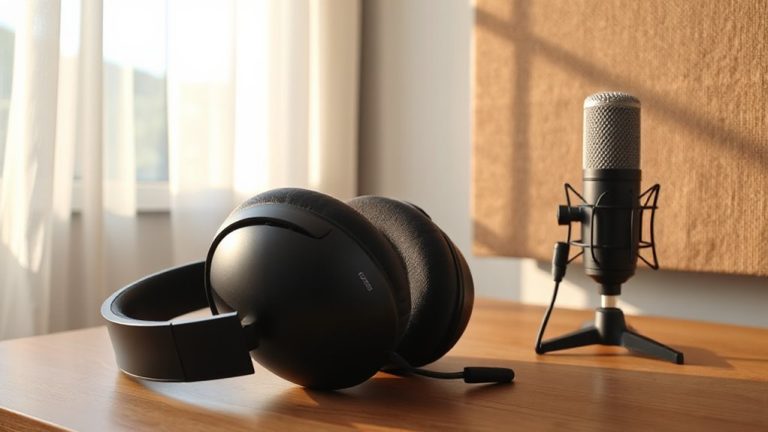 use headsets and mute