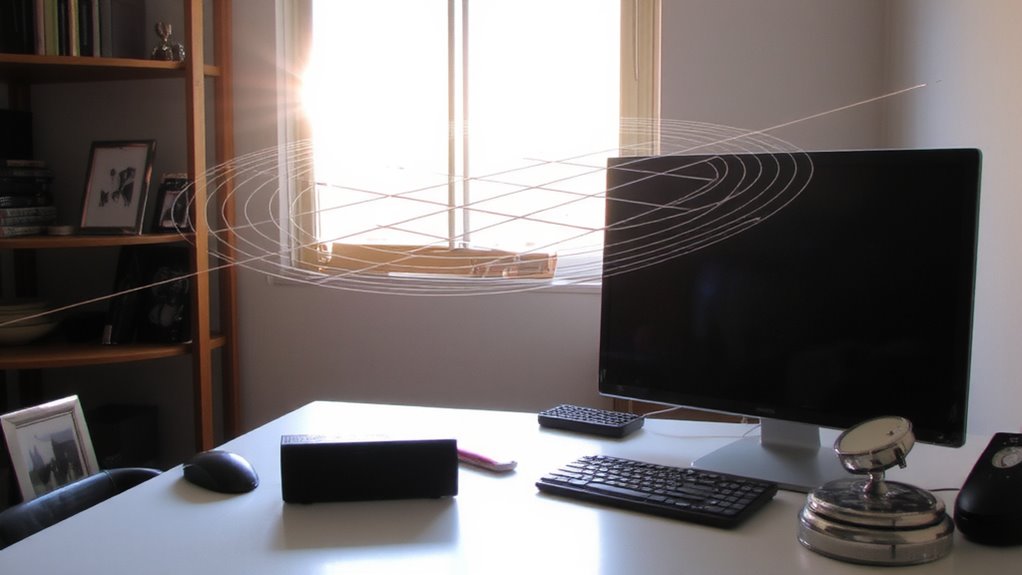 use speaker to map reflections