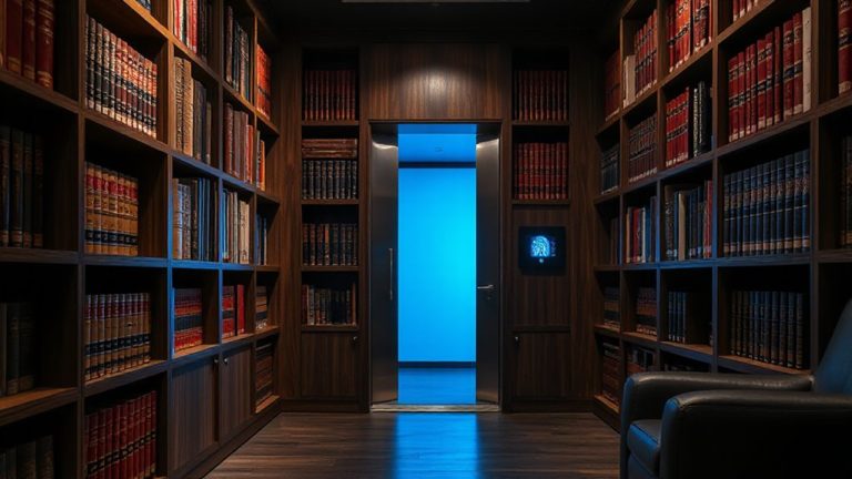 vault like rotating bookcase doors