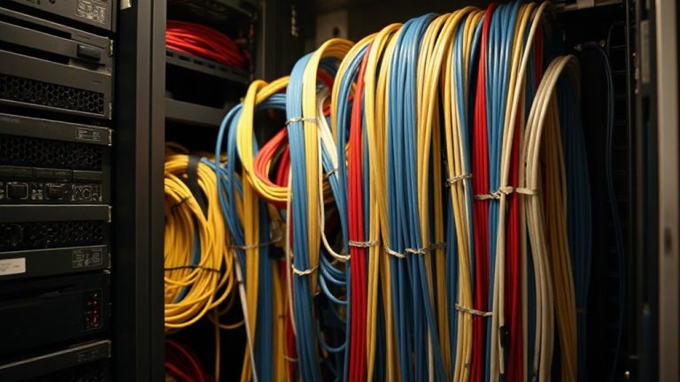 vertical cable management solution