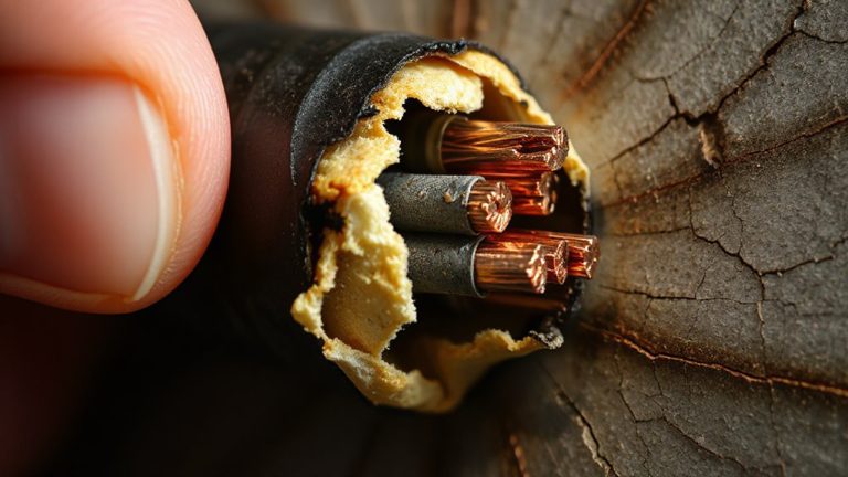 visual and tactile cable inspection