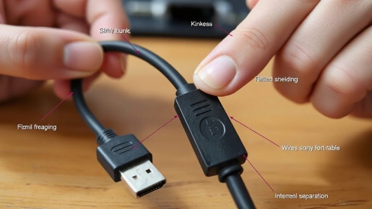 visual cable inspection method