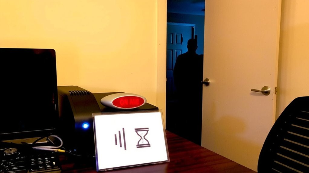 visual signals prevent interruptions