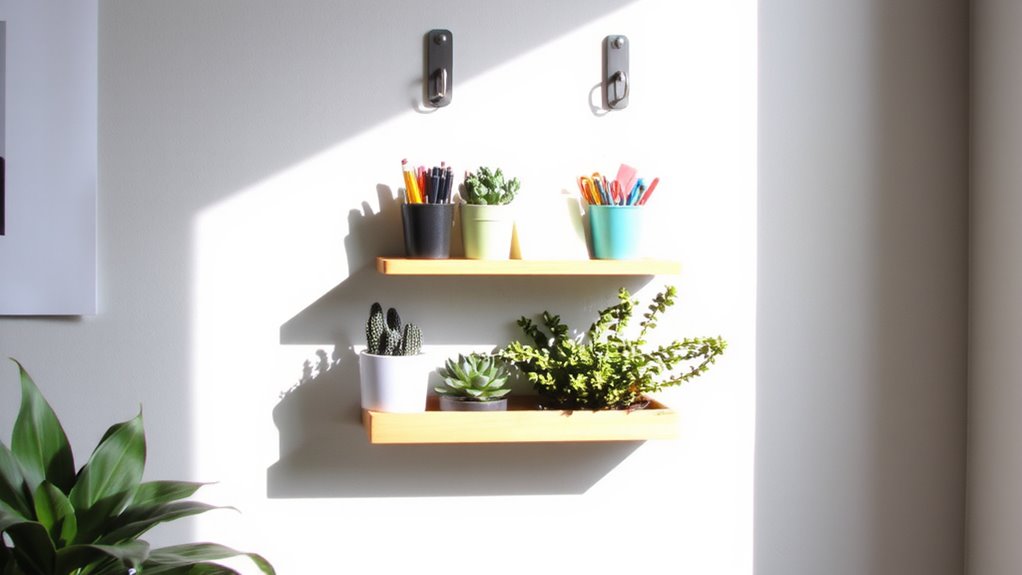 wall mounted planters save space