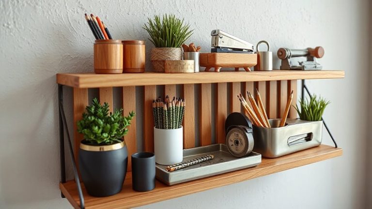 wall mounted tiered planters repurposed