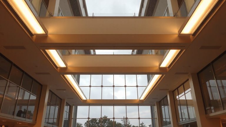weather responsive circadian lighting installation