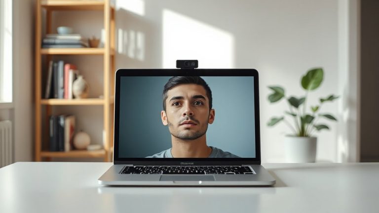 webcam above shared display