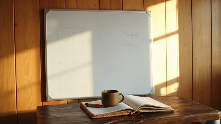 whiteboard morning intentions visual cues