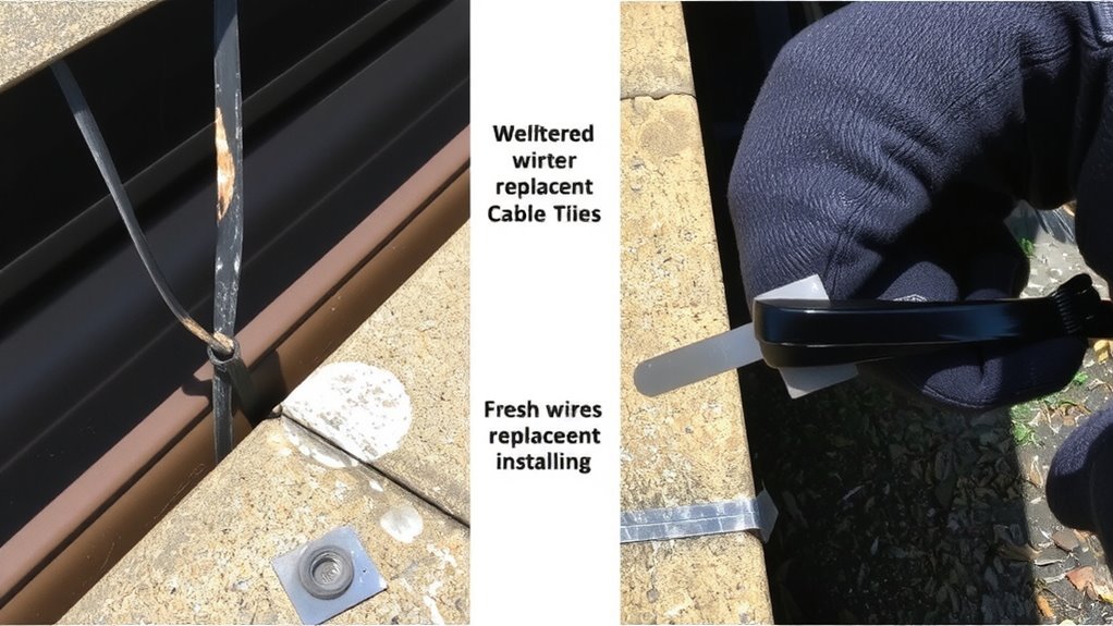 winter weather weakens outdoor fasteners