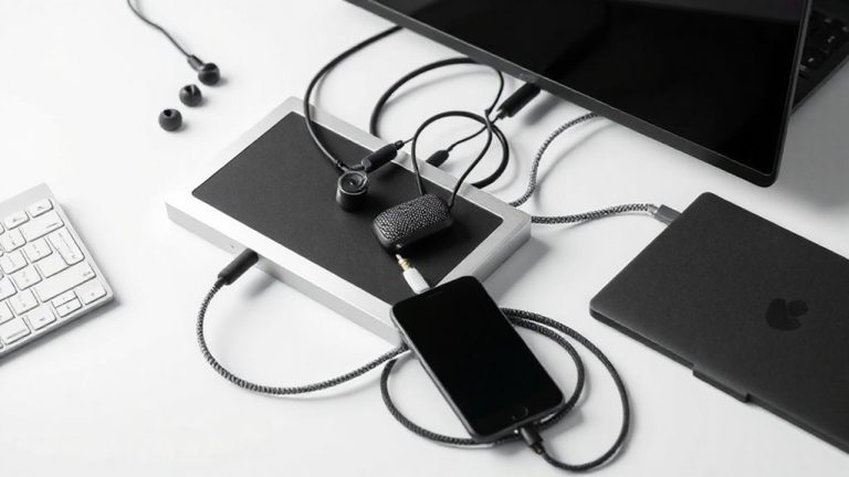 wireless and wired cable management