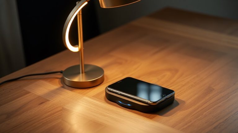 wireless charging desk lamps