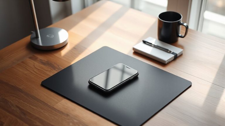 wireless charging desk mats