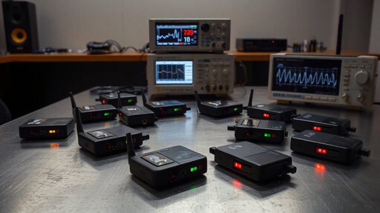 wireless mic battery drift